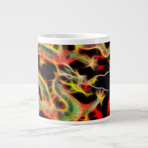 Tasse Géante Dragon Fire décor sur Lucky Energy