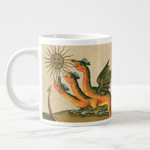 Tasse Géante Dragon magique à trois têtes