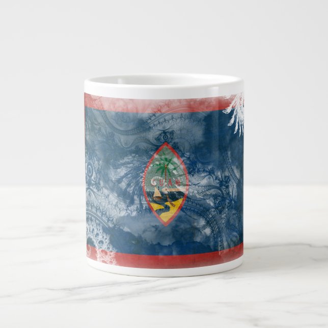 Tasse Géante Drapeau de la Guam (Devant)