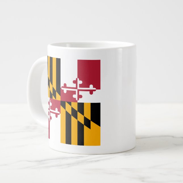 Tasse Géante Drapeau de l'État du Maryland (Devant gauche)