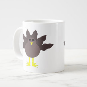 Tasse Géante Drôle Thanksgiving Turkey Mug