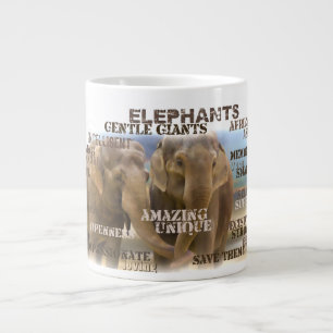 Tasse Géante Eléphants Extraordinaires Jumbo Mug