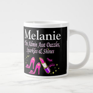 TASSE GÉANTE ENDOMMAGE D'ADMIN ASST PERSONNALISÉ MUG