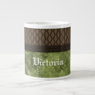 Tasse Géante Équipement en métal Steampunk Jumbo Mug, Vert