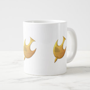 Tasse Géante Esprit Saint "3-D" d'or