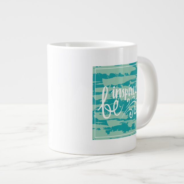 Tasse Géante Être inspiré (Devant droit)
