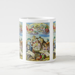 Tasse Géante Explorateurs vintage avec carte du globe antique, 