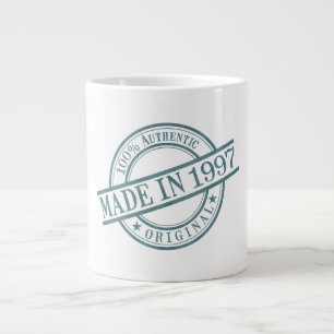 Tasse Géante Fabriqué en 1997 Année de naissance Timbre vert ro