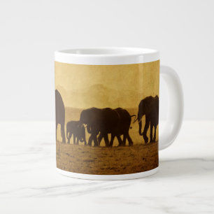 Tasse Géante Famille Eléphant