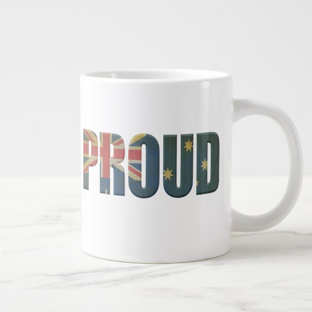 Tasse Géante Fière patriotique australienne (Droite)