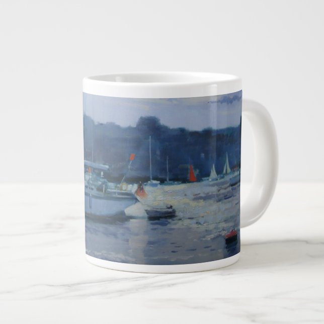 Tasse Géante Fin de l'après-midi amarrée de yachts (Devant droit)