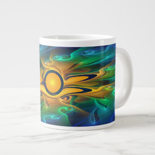 Tasse Géante "Flamme légère Abstraite 163"