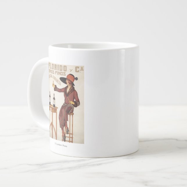 Tasse Géante Florido Vinos Finos - Sanlucar de Barrameda (Devant gauche)