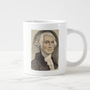 Tasse Géante G Washington, Currier et Ives