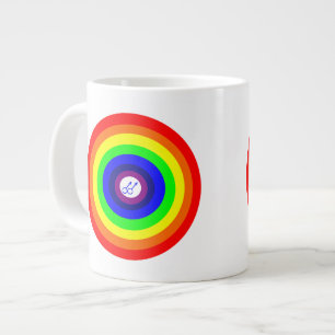 Tasse Géante Gay Men Round Rainbow Mug