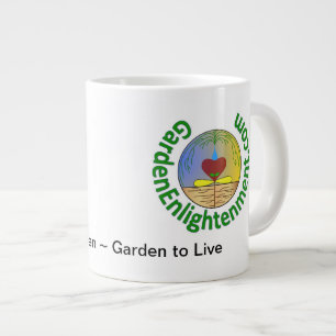 Tasse Géante Grand pavillon de jardin avec logos des Lumières
