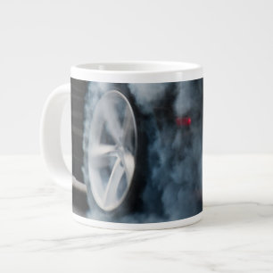 Tasse Géante Gravure de voiture noire