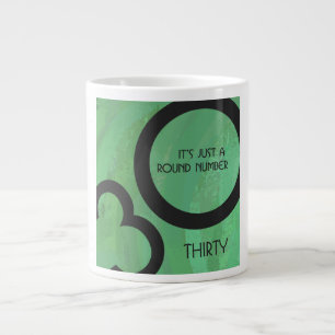 Tasse Géante Green 30 Décennie Anniversaire