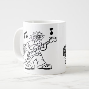 Tasse Géante guitare-type