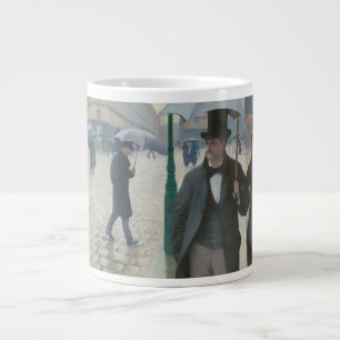 Tasse Géante Gustave Caillebotte - Rue de Paris ; Temps de plui