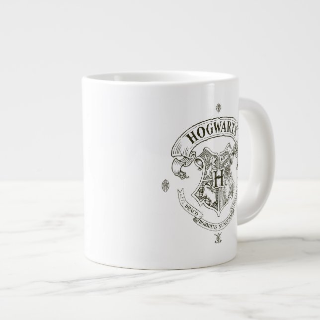 Tasse Géante Harry Potter | Hogwarts Banner Crest (Devant droit)