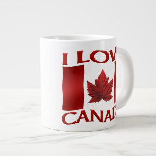Tasse Géante I Love Canada Coffee Cup / Mug Canada Souvenir Cup