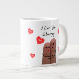 Tasse Géante I Love You Schmoopy Valentine's Jumbo Mug
