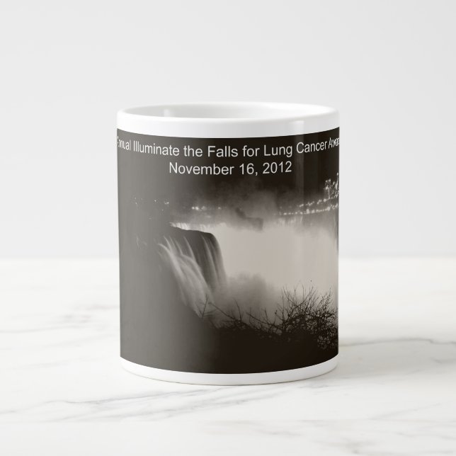 Tasse Géante Illuminez les automnes pour la conscience de (Devant)