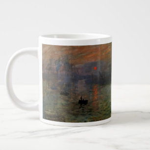 Tasse Géante Impression Sunrise par Claude Monet, Art Vintage