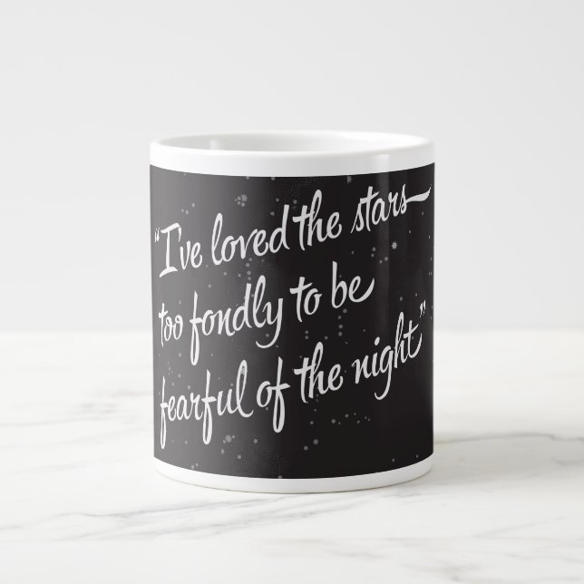 Tasse Géante J'ai adoré les étoiles (Devant)