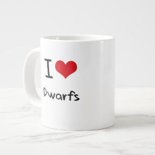 Tasse Géante J'aime des nains