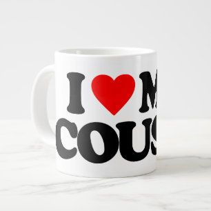 TASSE GÉANTE J'AIME MON COUSIN