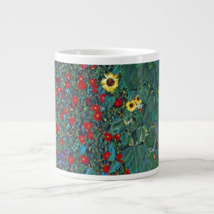 Tasse Géante Jardin agricole avec tournesol par Klimt, Fleurs V