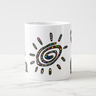 Tasse Géante Je suis simplement entièrement humain et plein de