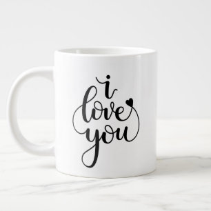 Tasse Géante Je t'aime Mug