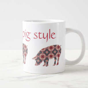 Tasse Géante Je vais faire du cochon