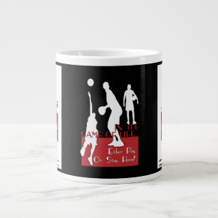 Tasse Géante Jouer ou rester à la maison