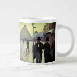 Tasse Géante Journée de la Pluie de Paris par Gustave Caillebot