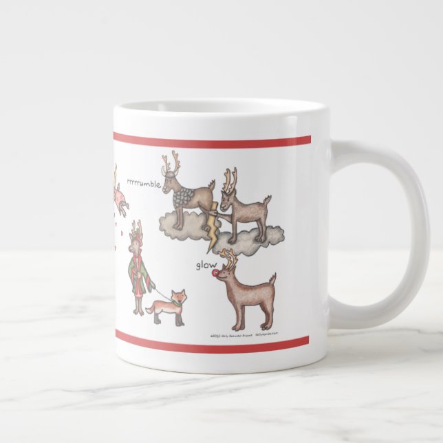 Tasse Géante Jumbo Mug de Père Noël (Droite)