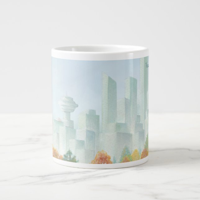 Tasse Géante Jumbo Vancouver Coffee Mug Stanley Park Art Cup (Devant)