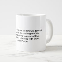 Karl Poppers cite le Paradoxe de l'intolérance
