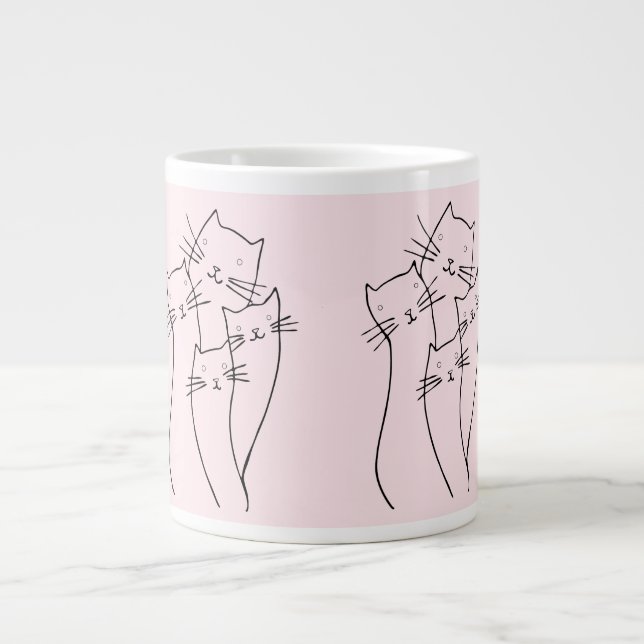 Tasse Géante Kitty KAT Mug (Devant)