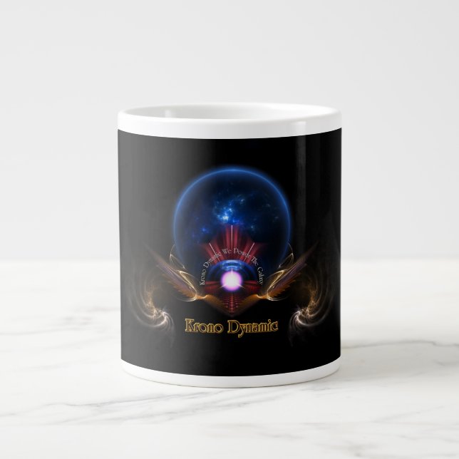 Tasse Géante Krono Dynamic Fractal Art Specialty Mug (Devant)