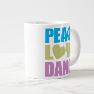 Tasse Géante La Danse de l'amour de la paix