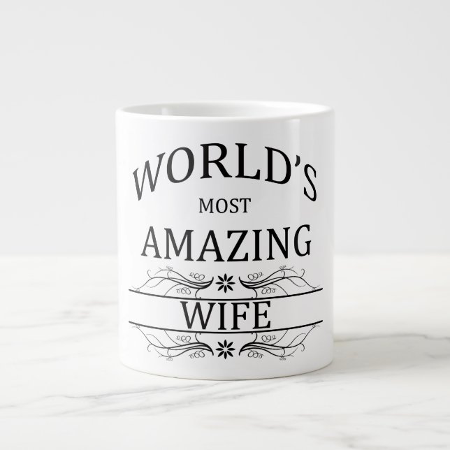 Tasse Géante La femme la plus Extraordinaire du monde (Devant)