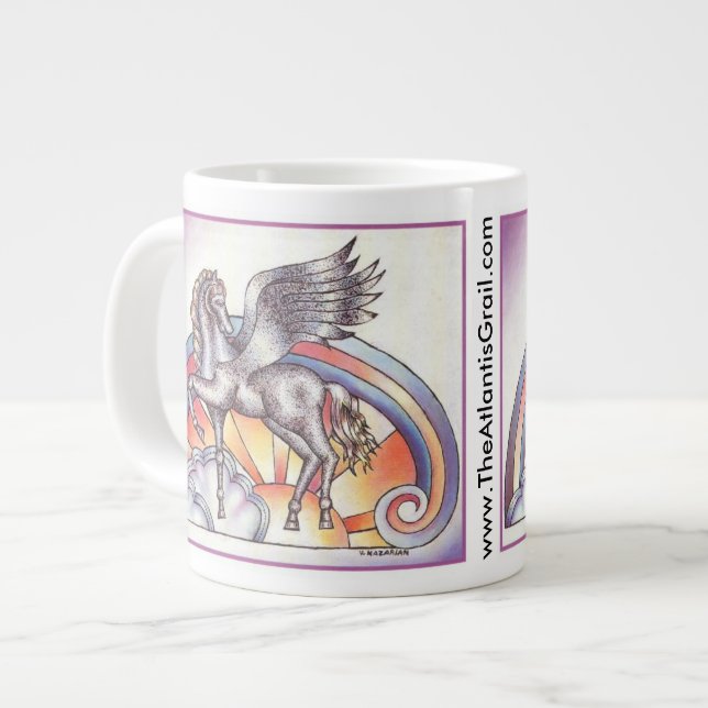 Tasse Géante La Musique de jumbo de la Pegase quantique (Devant gauche)