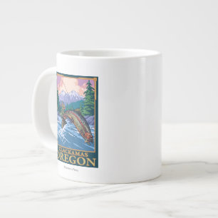 Tasse Géante La pêche au gros - Clackamas, Oregon