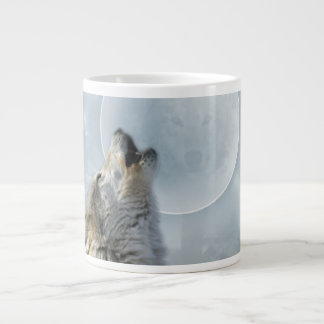 Tasse Géante La spécialité de lune bleue de loup attaque (3)