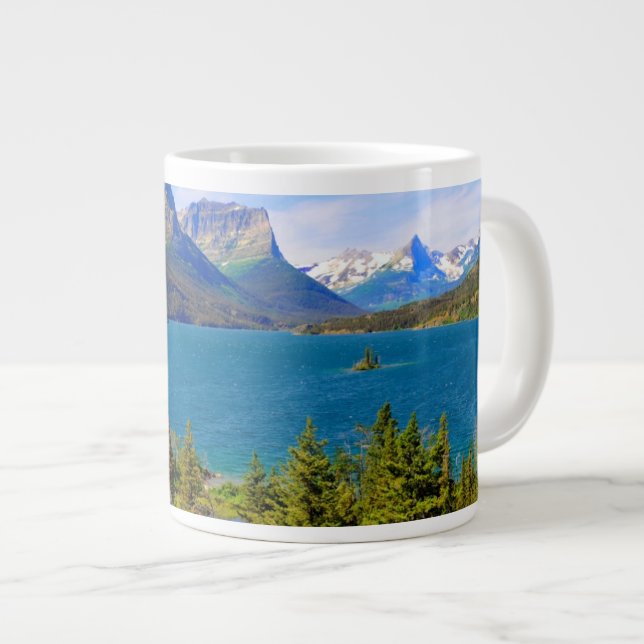 Tasse Géante Lac st. Mary, parc national de glacier, Montana (Devant droit)