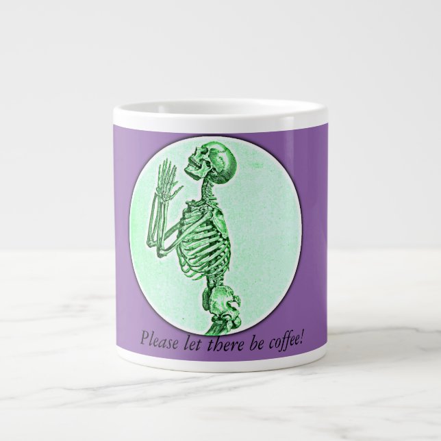 Tasse Géante "Laissez svp là soit café ! (Devant)
